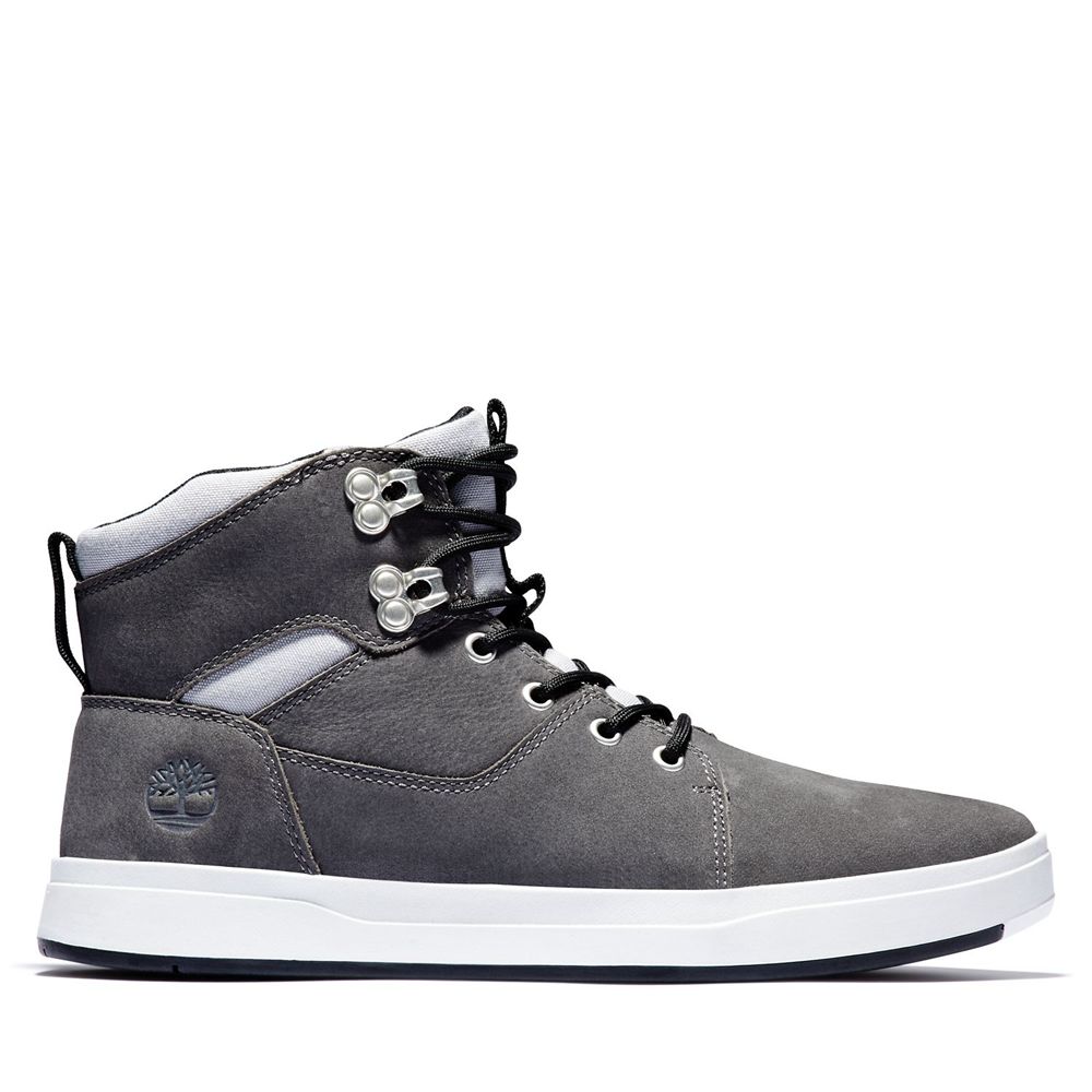 Timberland Mens Chukka Boots Davis Square - Grey - India MH1905627